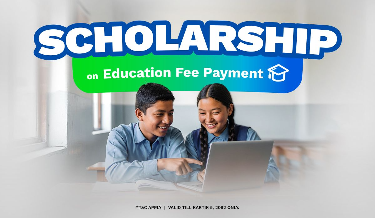 Win Scholarship & a Laptop on Education Fee Payment via eSewa!