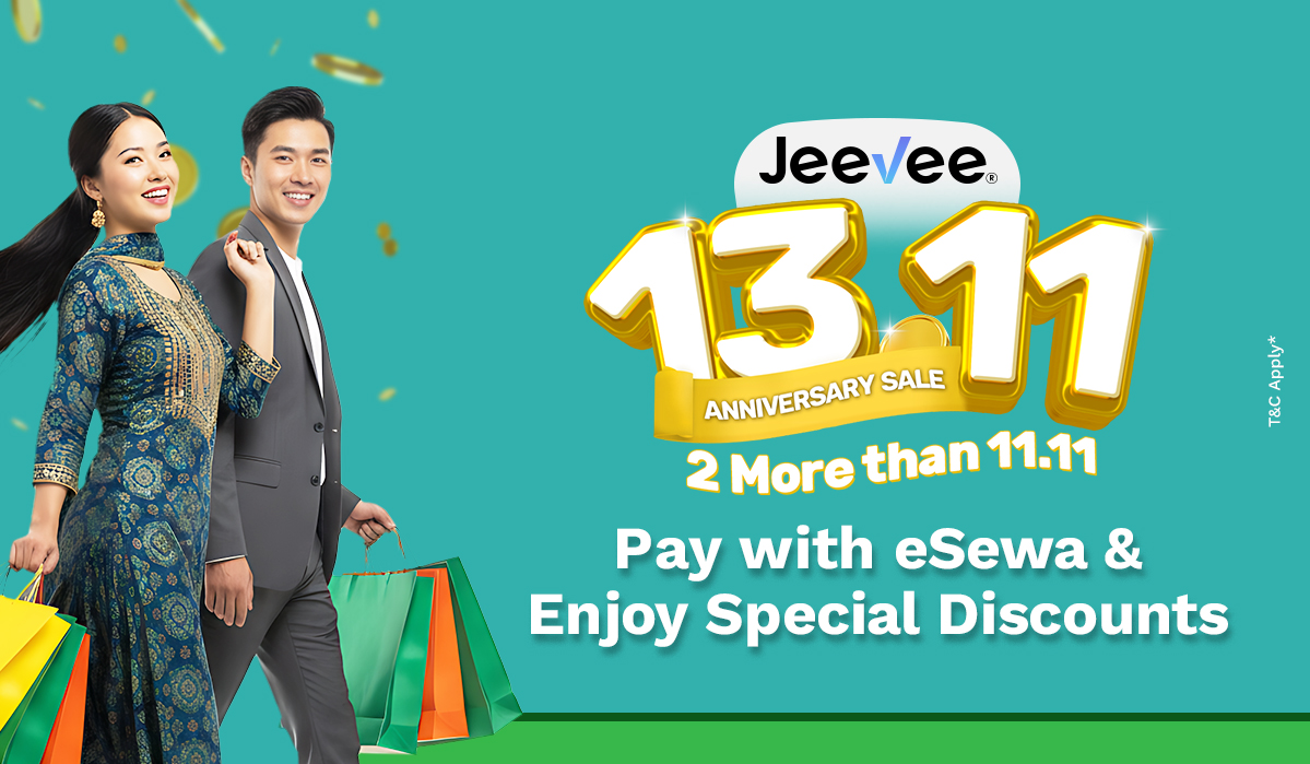 Celebrate Jeevee’s Biggest Anniversary Sale with eSewa!