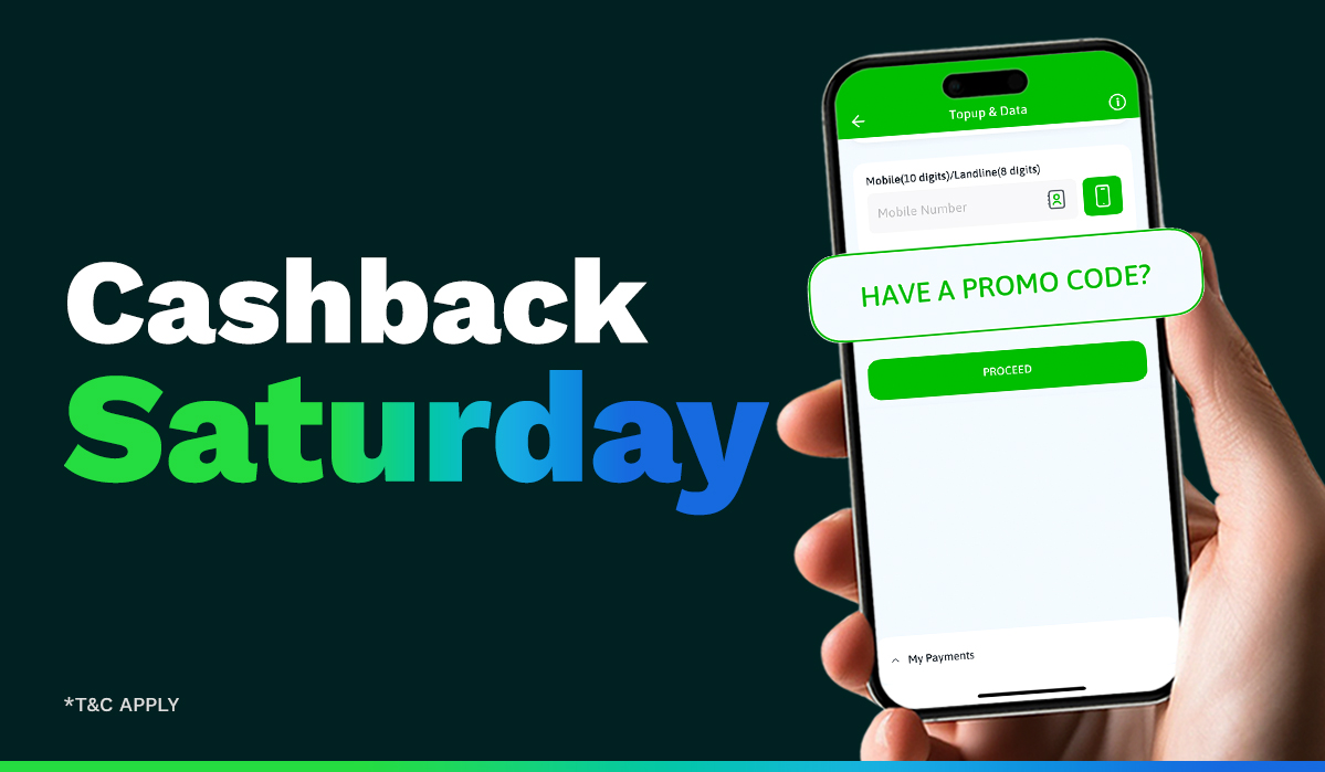 Make Every Saturday Rewarding with Cashback Saturday