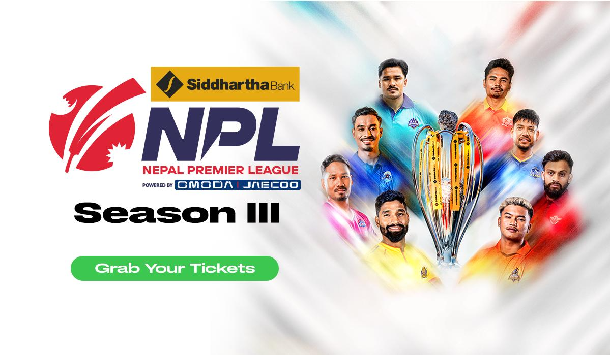 NPL Season 3 Is Here! Get Your Tickets on eSewa and Be Part of the Action