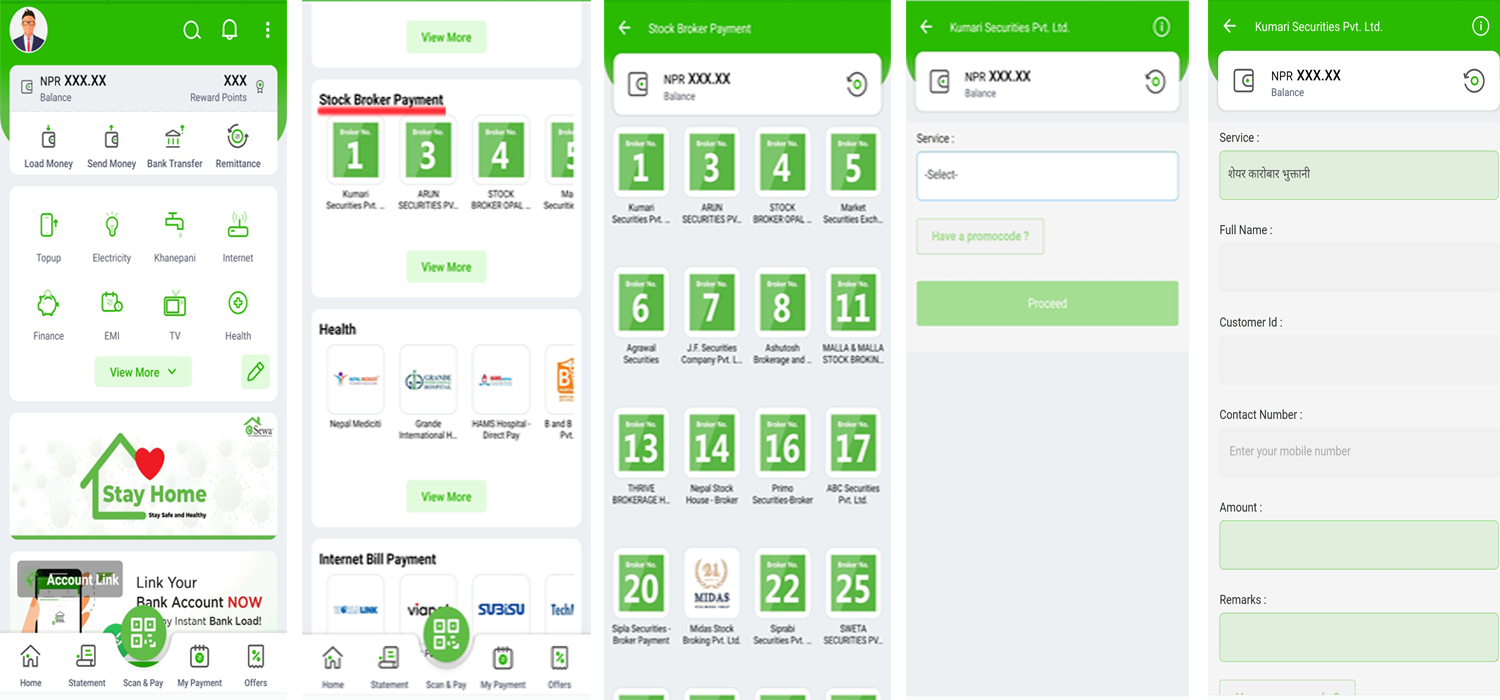 शेयर कारोबार भुक्तानी इसेवाबाट गर्ने प्रक्रिया