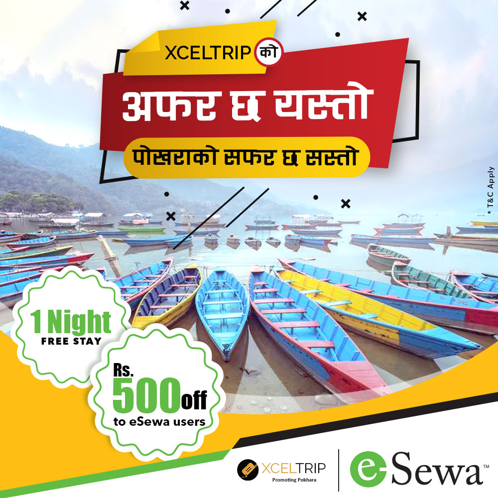 XcelTrip राम्राे पाेखरा, घुमाैँ पाेखरा Offer