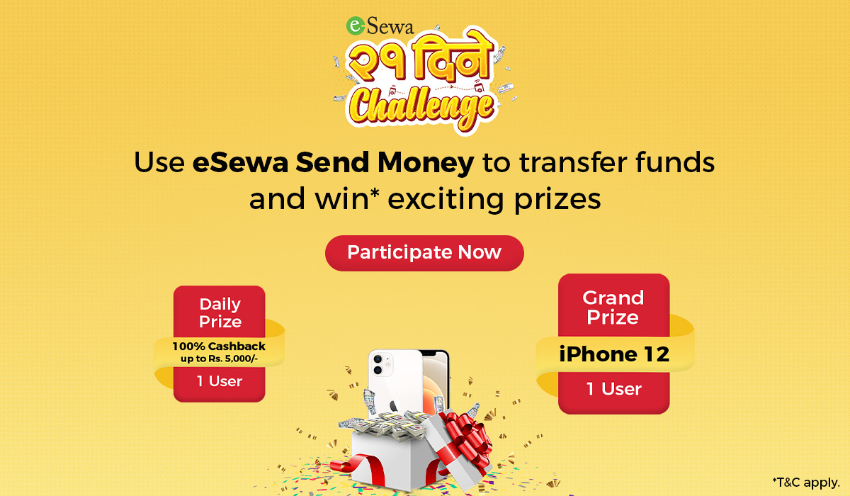 eSewa २१ दिने Challenge