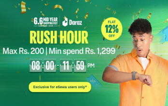Daraz 6.6 Mid-Year Sale: Exclusive Rush Hour Discounts for eSewa Users