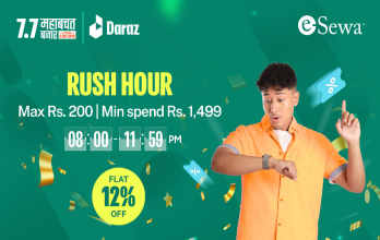 Daraz 7.7 Mahabachat Bazar: Shop & Save More with eSewa