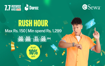 Daraz 7.7 Mahabachat Bazar: Shop & Save More with eSewa