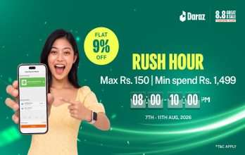 Daraz 8.8 Great 8 Sale: Shop with eSewa & Enjoy Exclusive Rush Hour Discounts