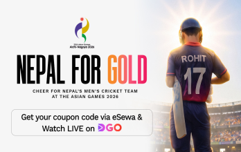 Watch Nepal’s  Asian Games 2026 Matches LIVE on DGO: Get your Coupon Code via eSewa