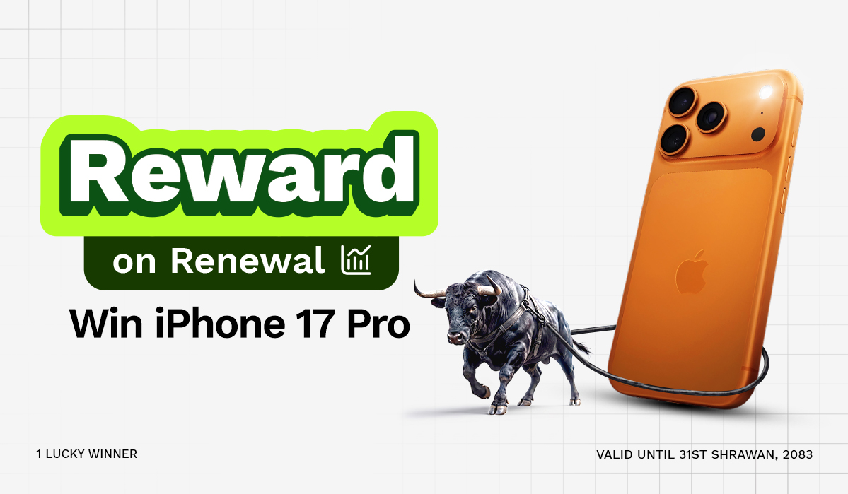 Renew your MeroShare & DEMAT account and win an iPhone 17 Pro
