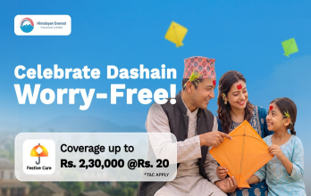 Celebrate Dashain Worry-Free with Festive Care at just Rs. 20