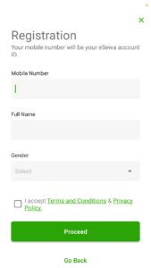 Enter your Mobile Number, Full Name, Gender and click on agree on "I accept Terms & Conditions & Privacy Policy".