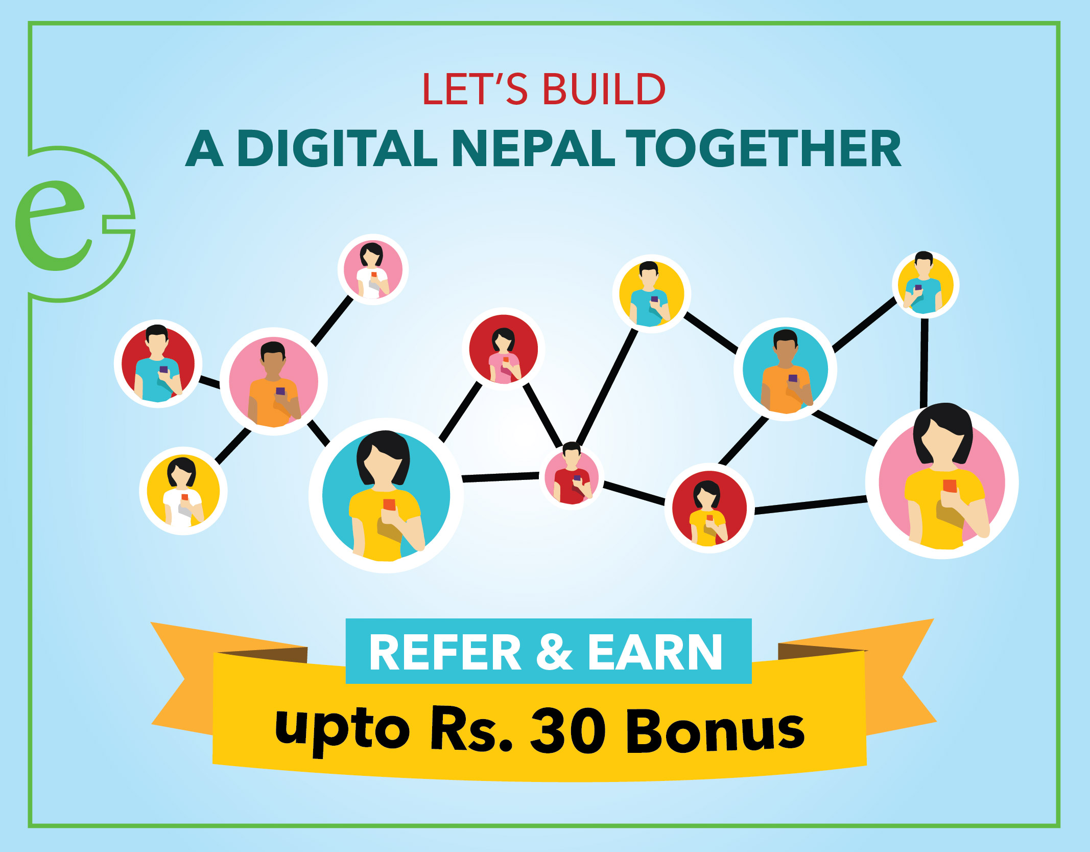 eSewa refer and earn together in making Digital Nepal