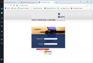 ICFC Finance Internet Banking Login Portal
