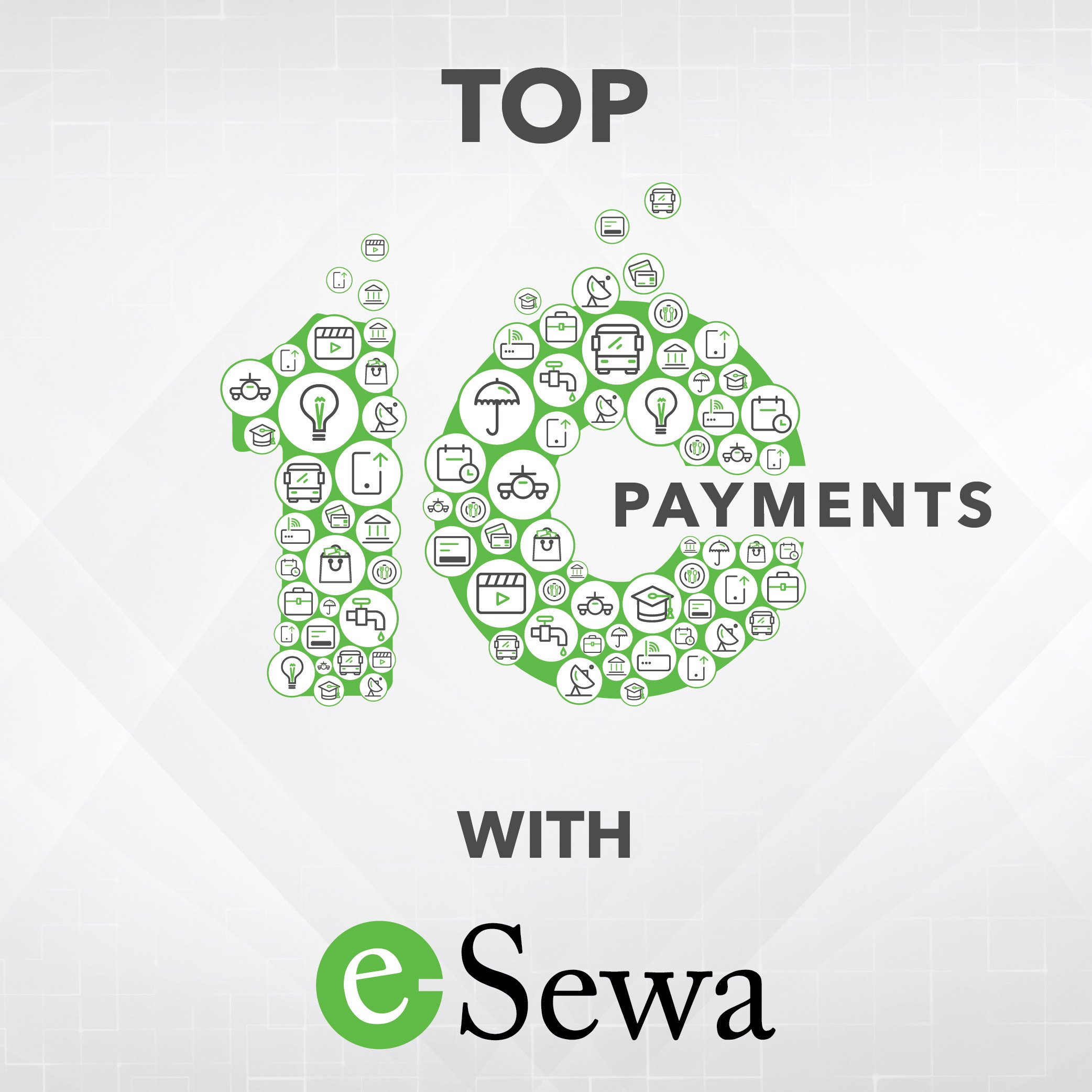 Top 10 payments with eSewa