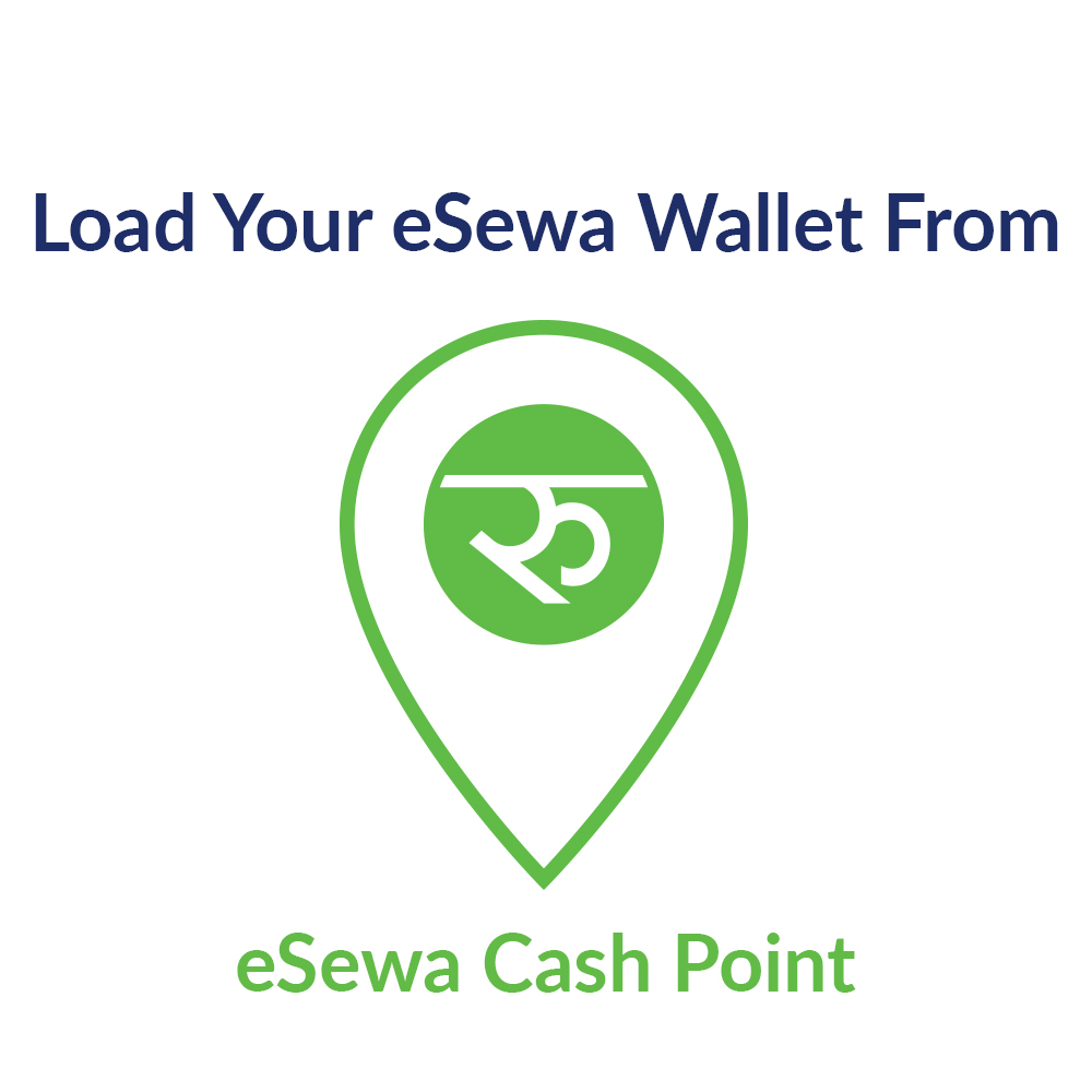 Load eSewa wallet from eSewa cash point