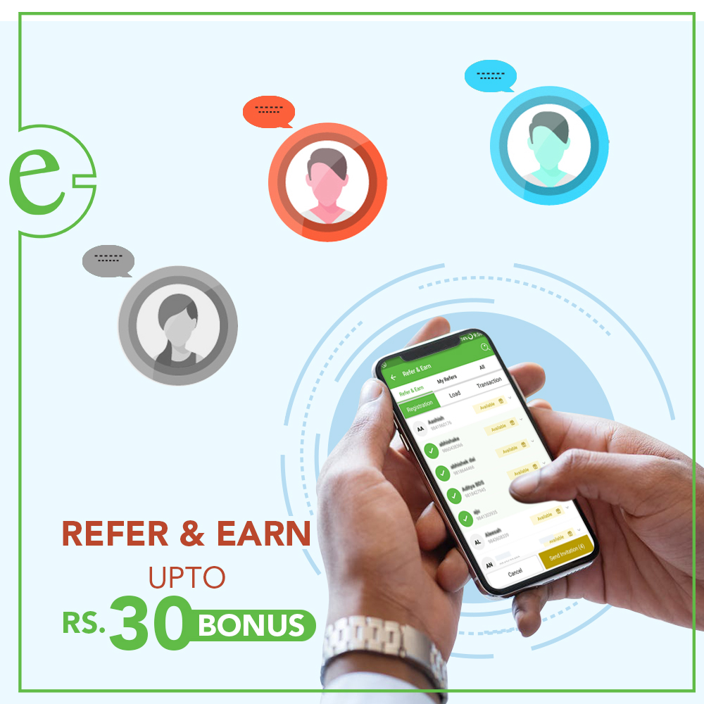 eSewa Refer and earn upto Rs 30