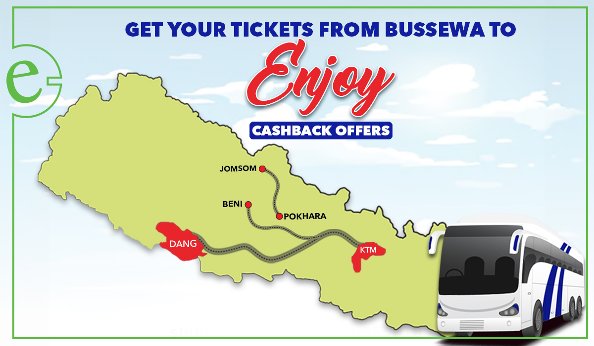Get tickets from bussewa to enjoy cashback offers
