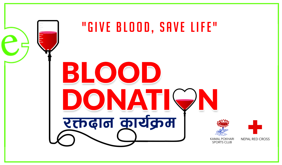 Blood donation program of eSewa banner