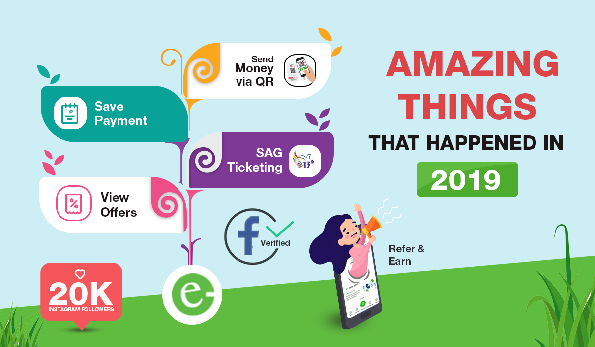 List of eSewa Amazing Things that happened in 2019