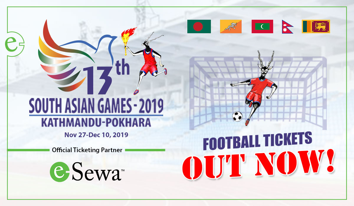 13th South Asian Games 2019 Football tickets out Now