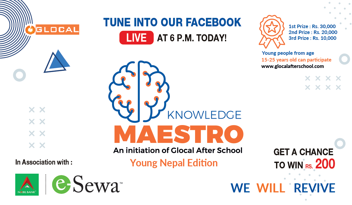 Glocal Knowledge Maestro Young Nepal Edition Online Quiz Competetion