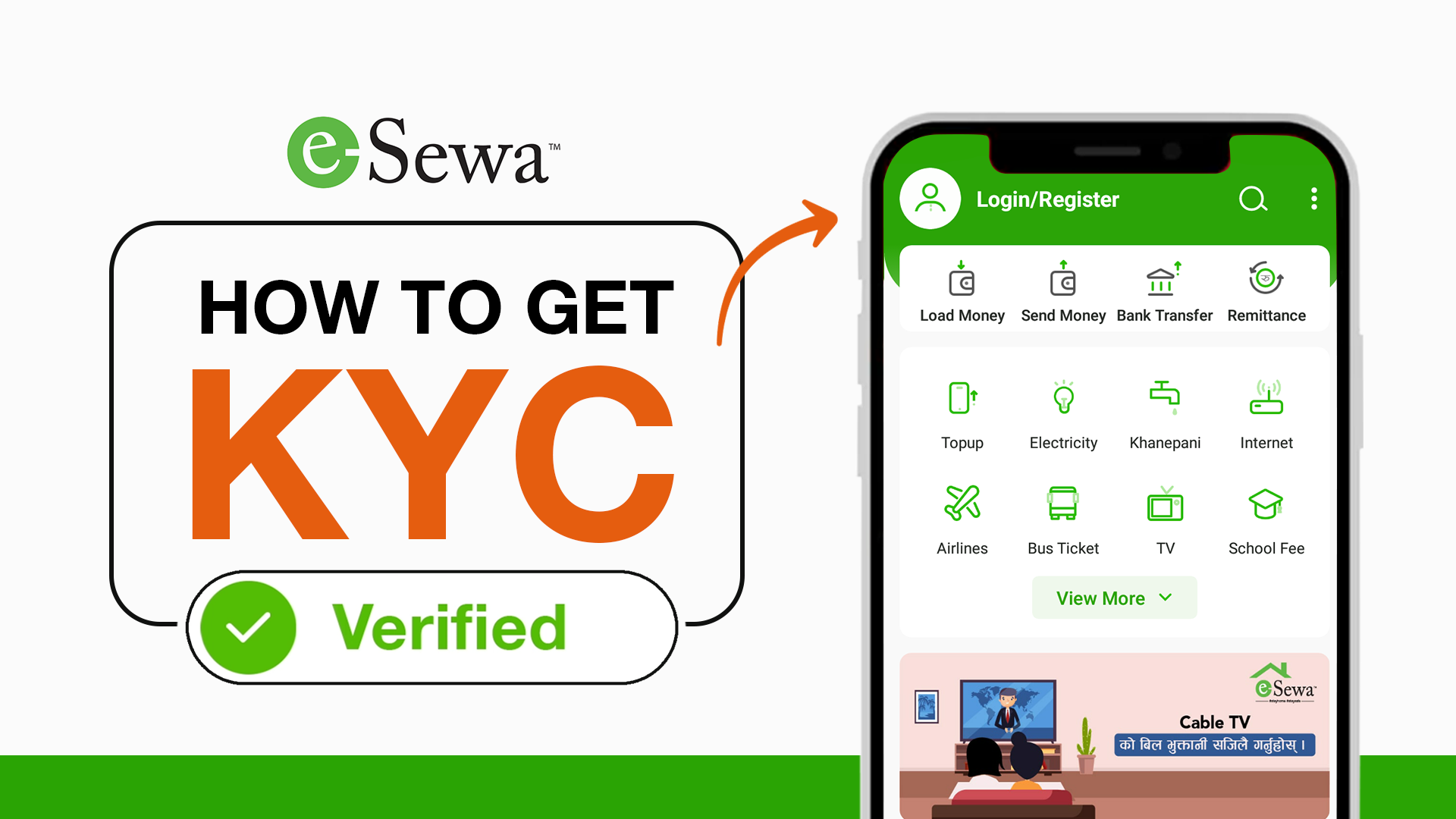 How to verify eSewa account?