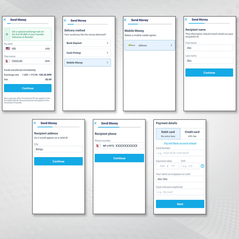 Send Money to Nepal using Remitly eSewa