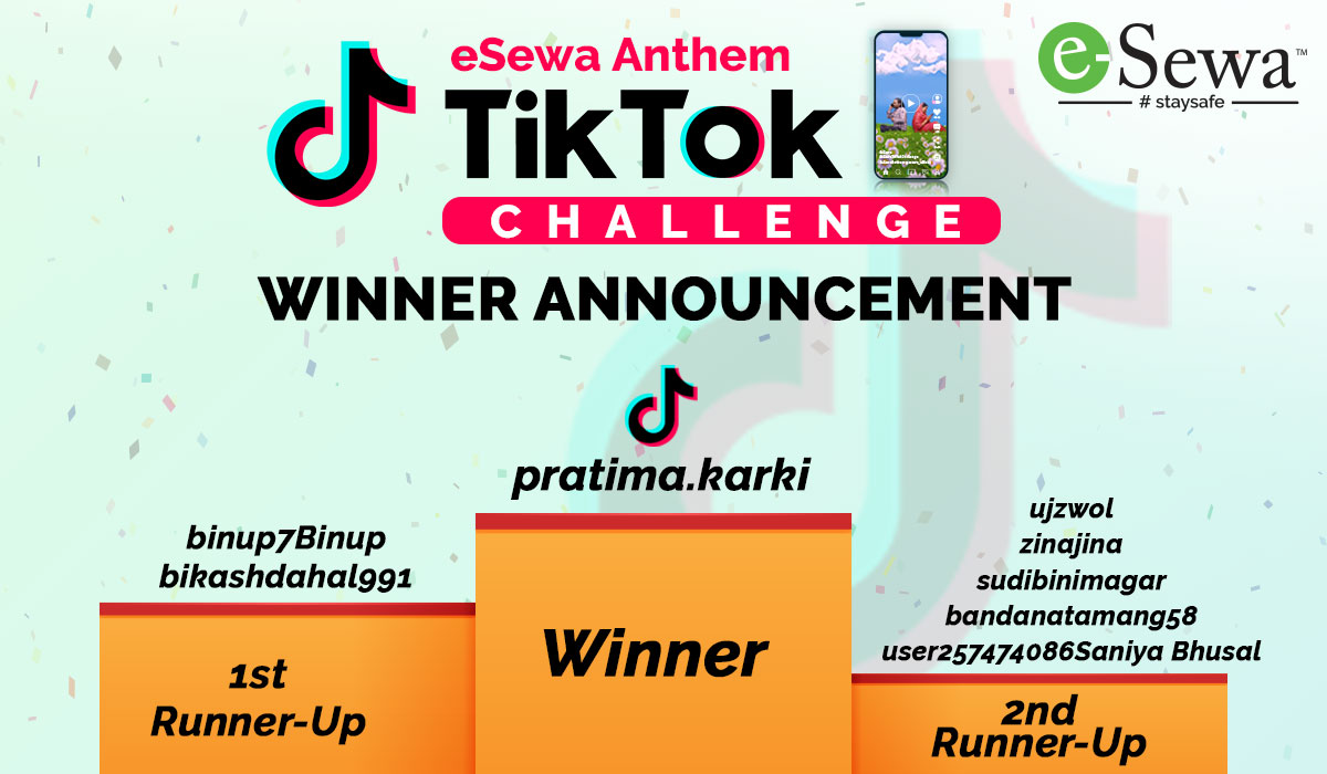eSewa Anthem TikTok Winners