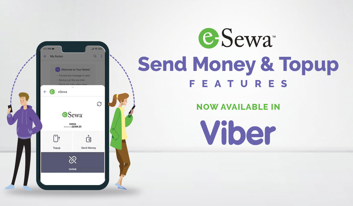 Link your eSewa to viber