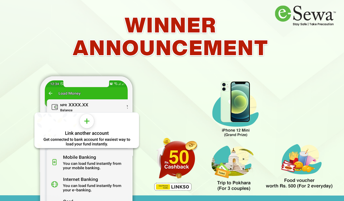 Winners of Account Link campaign