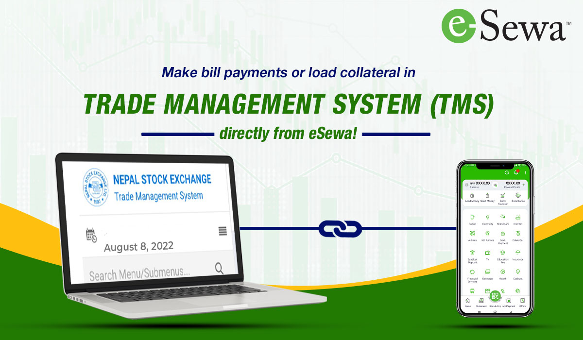 Trade Management System (TMS) payment from eSewa