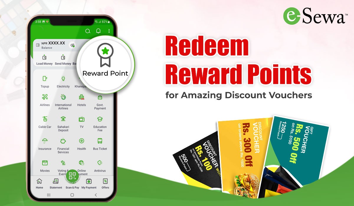 Redeem your eSewa Reward Points
