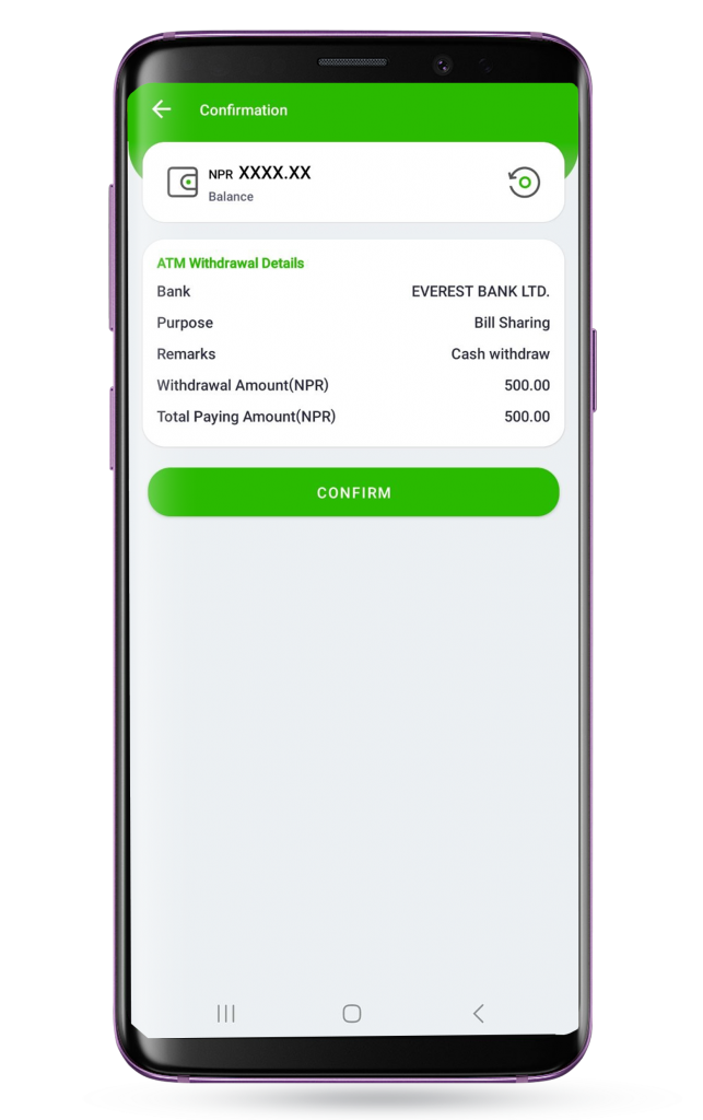 eSewa Wallet to ATM Withdrawal eSewa