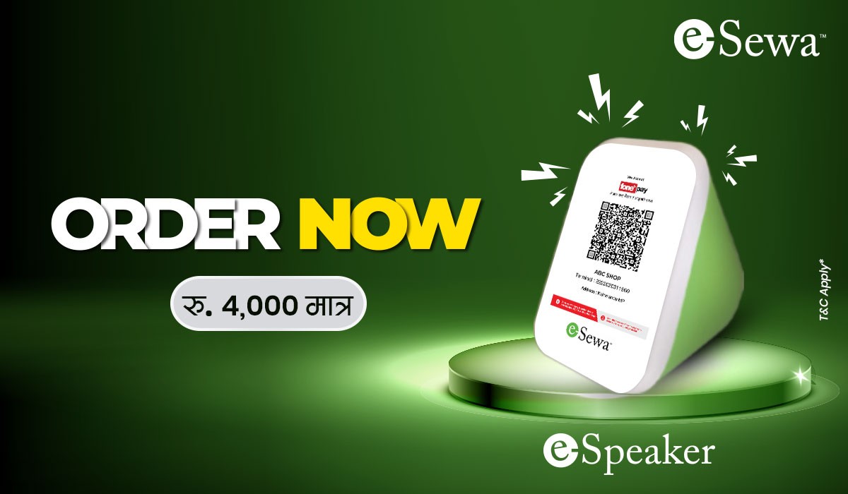 Empowering eSewa QR Merchants with eSpeaker for Voice-assisted Transaction Details